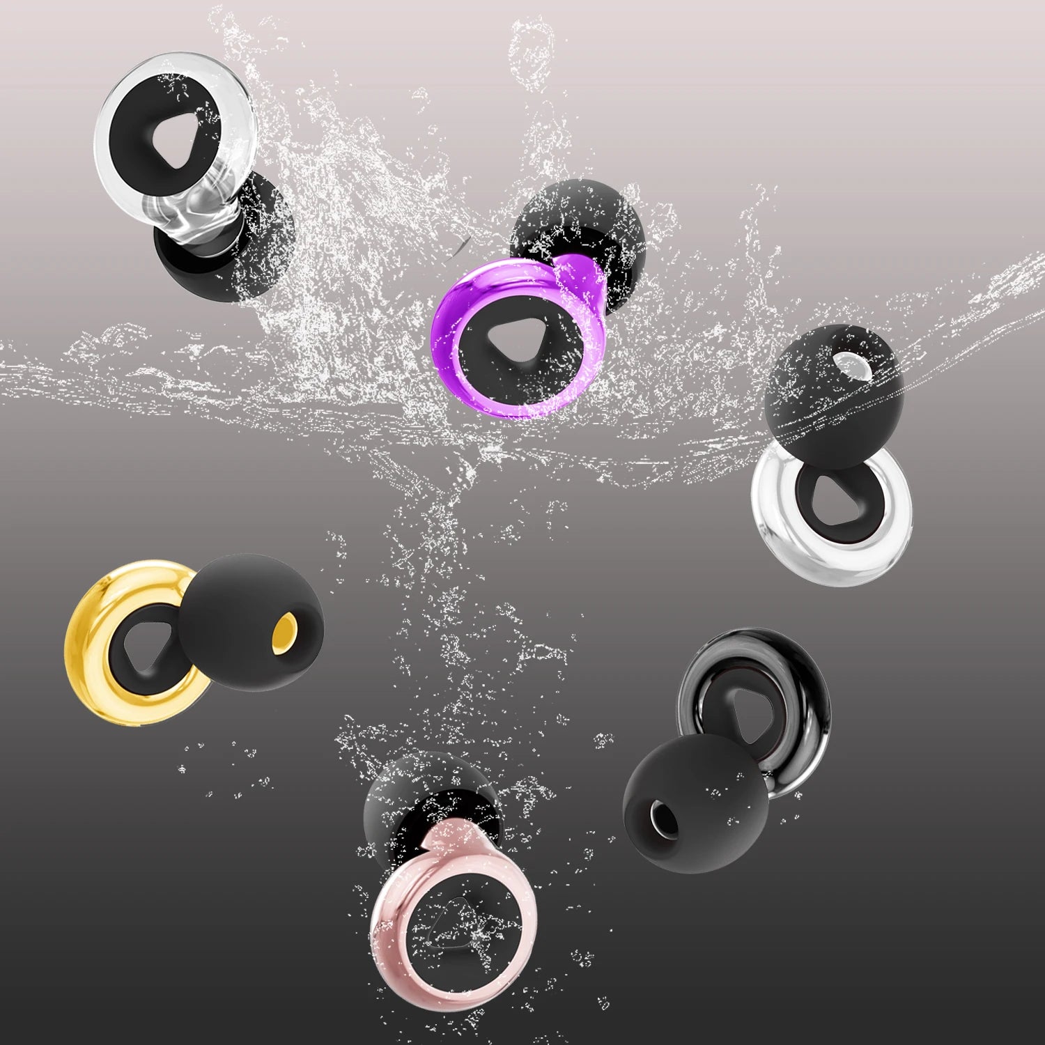 Loop Quiet Ear Plugs for Noise Reduction for Sleeping Silicone Ear Plugs for Swimming Motorbike Noise Filtering Ear Plugs